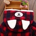 Hooded Coat for Baby Boys with Bear Ears and Tail