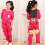 Casual Fabulous Micky Mouse Print Track Suit for baby girls ali kids store
