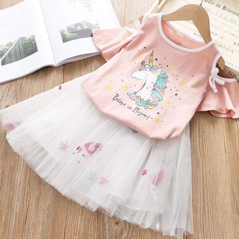 Girls Rainbow Unicorn Dress Cake Layers For Kids Children Wedding Evening |  eBay